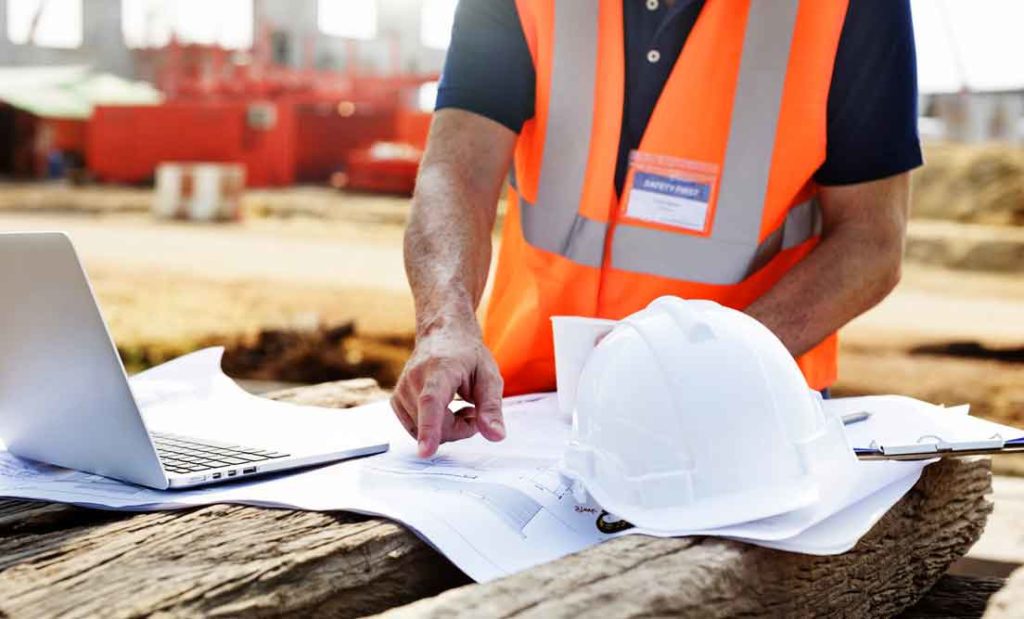 Contractor on site